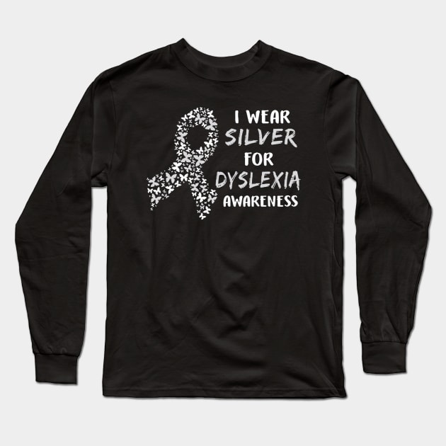 Dyslexia Awareness Long Sleeve T-Shirt by eraillustrationart